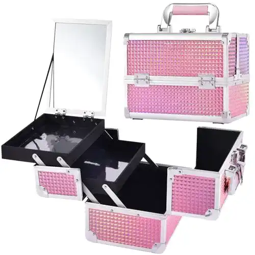 Schminkkoffer Joligrace Kosmetikkoffer für Make-up und Kosmetik