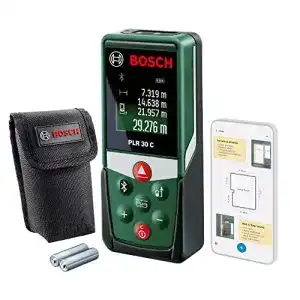Bosch Laserentfernungsmesser PLR 30 C für präzise Messungen