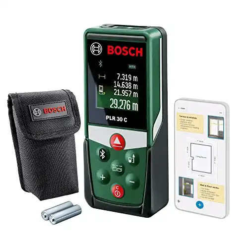 Bosch Laserentfernungsmesser PLR 30 C für präzise Messungen