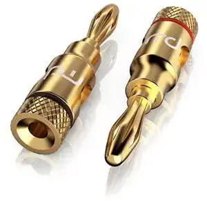 Bananenstecker CSL-Computer 2X HiFi Lautsprecherstecker