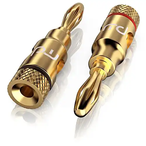 Bananenstecker CSL-Computer 2X HiFi Lautsprecherstecker