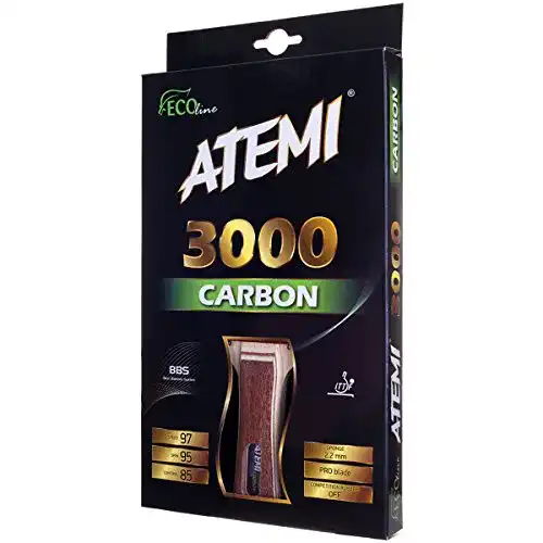 Tischtennisschläger Atemi 3000 Pro Carbon für Fortgeschrittene