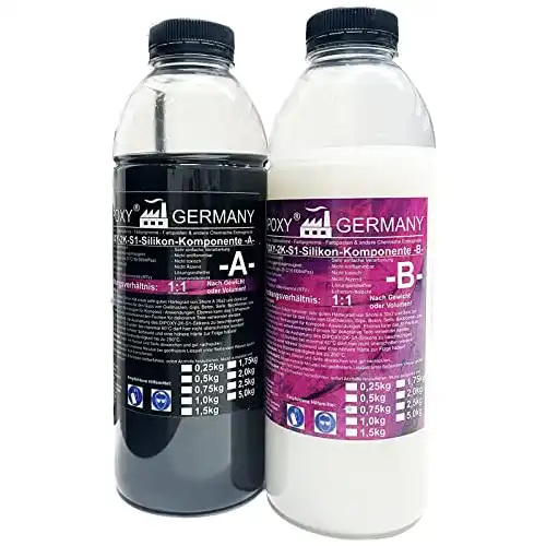 Abformsilikon Dipoxy 1000g – 2 Komponenten Silikon Typ S1
