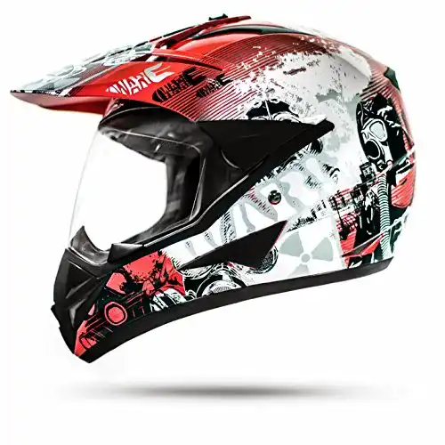 Crosshelm Ato-Helme ATO GS War Rot für Quad ATV Enduro