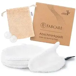 Wiederverwendbare Wattepads Fabcare Abschminkpads waschbar – Extra dick