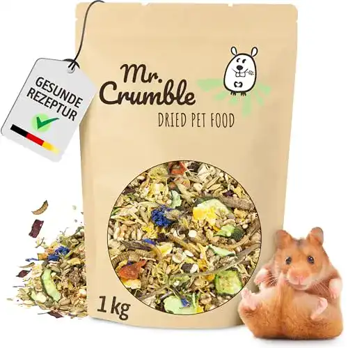 Hamsterfutter Mr. Crumble für Teddy- und Goldhamster, 1 kg
