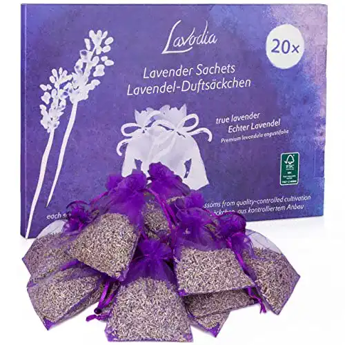 Lavendelsäckchen LAVODIA 6g – Duft- und Mottenschutz für Kleiderschränke