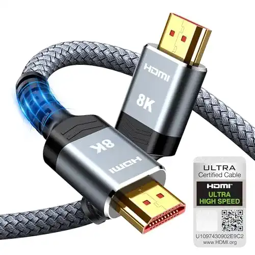 HDMI 2.1 Kabel Snowkids 10K 2M für 8K und 4K Übertragung