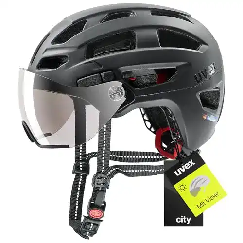 Fahrradhelm Herren mit Visier von Uvex – Sicherer City-Helm