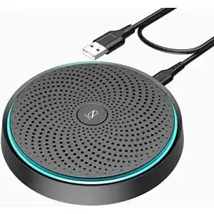 Konferenzmikrofon YUANJ PC USB 360 Grad Aufnahme für Online-Meetings