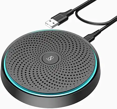 Konferenzlautsprecher und Mikrofon YUANJ für PC mit USB-Anschluss