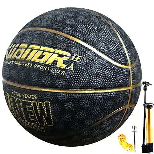 Basketball Cwin Größe 7 für Indoor und Outdoor, Gummi