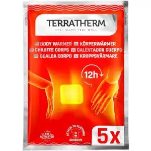 Wärmepflaster TerraTherm für Rücken, Nacken und Schulter mit 12 Stunden Wärme