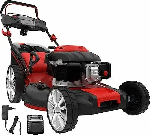 Benzinrasenmäher mit Elektrostart Güde 95436 Big Wheeler