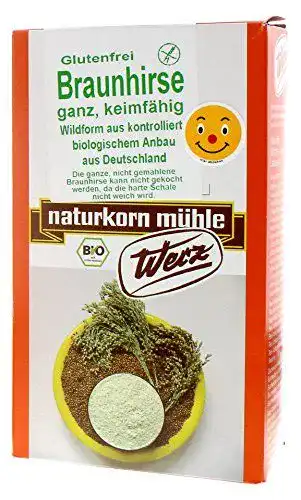 Braunhirse Werz ganz keimfähig, 5er Pack (5 x 500 g)