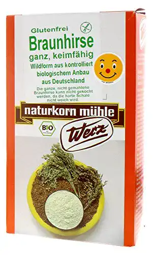 Braunhirse Werz ganz keimfähig, 5er Pack (5 x 500 g)