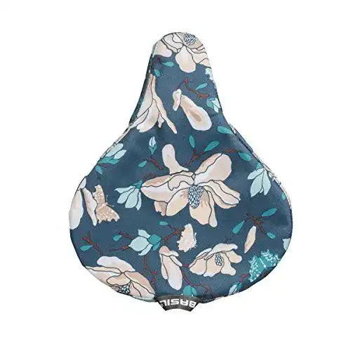 Basil Sattelbezug Magnolia in Teal Blue, One Size, wasserdicht