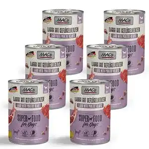 Mac’s Hundefutter Lamm und Geflügelherzen mit Reis 6 x 400g
