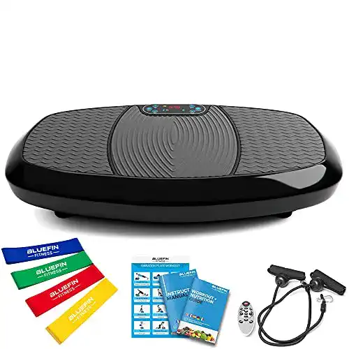 Vibrationsplatte Bluefin Fitness Dual-Motor 3D mit großer Trainingsfläche