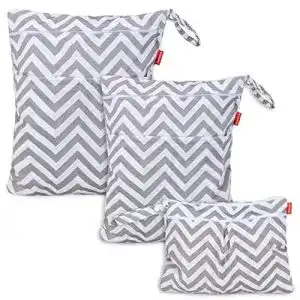Wetbag Damero Stoffwindeln und Wickeltaschen Set, 3 Stück