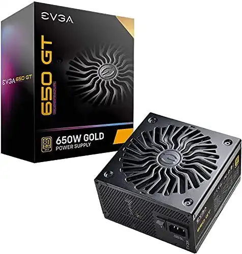 650W Netzteil EVGA PSU mit 80 PLUS Gold Zertifizierung und 7 Jahren Garantie