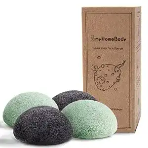 Konjac-Schwamm von Myhomebody – Natürliche Gesichtsschwämme im 4er-Set