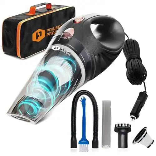 Autostaubsauger ThisWorx Beutellos mit LED-Licht und HEPA-Filter
