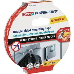 Tesa Powerbond Ultra Strong Foam Doppelseitiges Klebeband 5 m x 19 mm