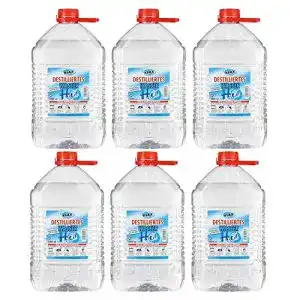 VECARO destilliertes Wasser 30 Liter in 5-Liter-Kanistern