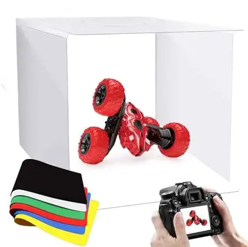 Fotobox Yotto Fotostudio Lichtzelt 33x31x31 cm für Produktfotografie
