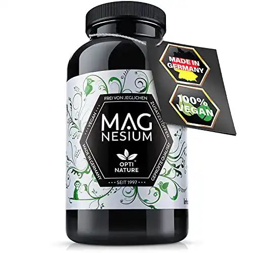 Magnesium hochdosiert von Opti Nature 365 Kapseln für optimale Versorgung