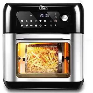 Heißluftfritteuse mit Drehkorb Uten 10L Air Fryer