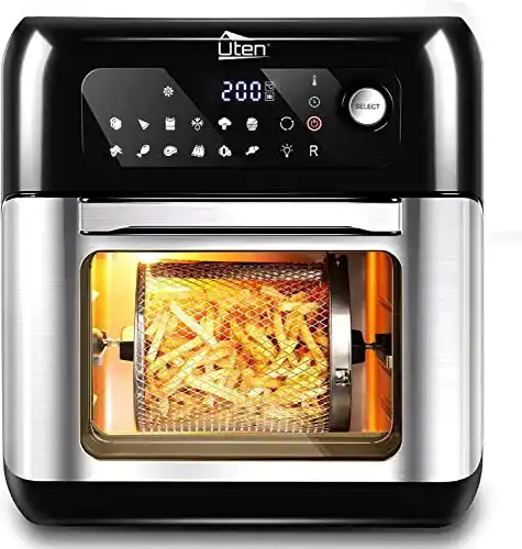 Heißluftfritteuse mit Drehkorb Uten 10L Air Fryer