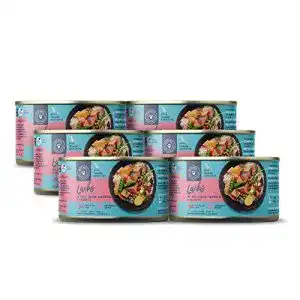 Pets Deli Nassfutter für Hunde mit Lachs, Reis, Erbsen und Kartoffeln