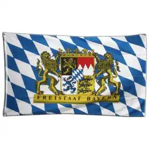 Bayern Flagge 60 x 90 cm – Reißfestes Polyester mit UV-Schutz