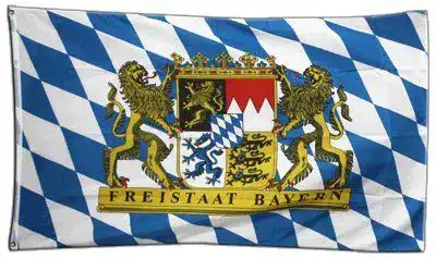 Bayern Flagge 60 x 90 cm – Reißfestes Polyester mit UV-Schutz
