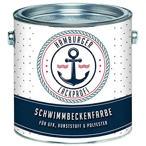 Schwimmbeckenfarbe Hamburger Lack-Profi 2-Komponenten glänzend