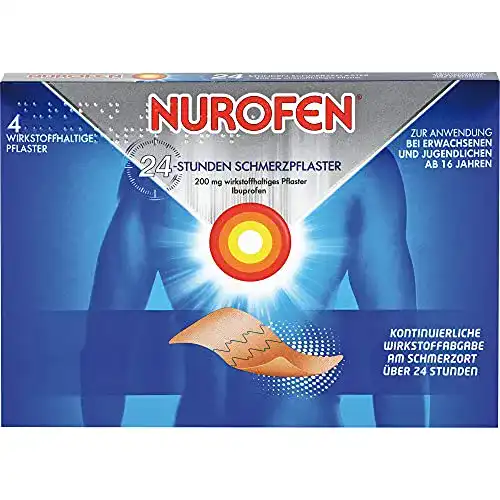 Ibuprofen Nurofen Schmerzpflaster zur Schmerzlinderung bei Gelenk- und Muskelschmerzen