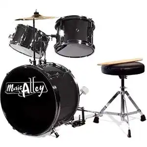 Schlagzeug Music Alley Junior Drum Kit für Kinder mit Kick Drum Pedal