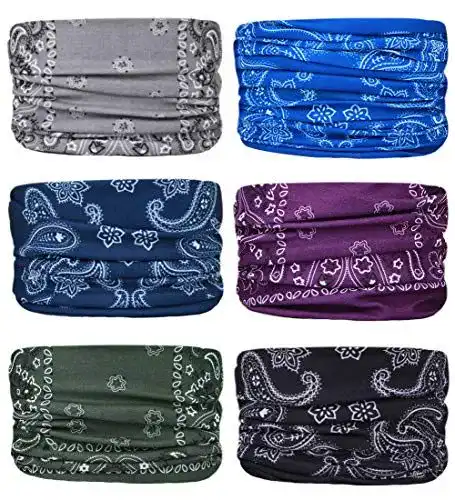 Multifunktionstuch FAYBOX BRIDAL nahtlos, 6 Stück Bandanas