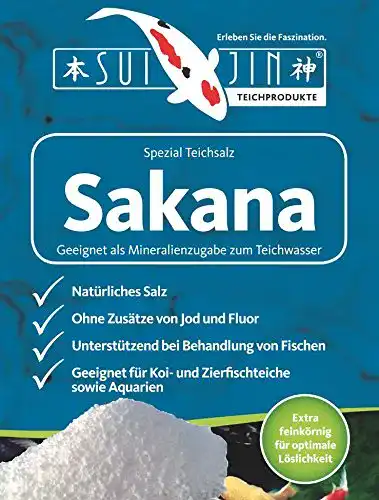 Teichsalz SUI JIN Teichprodukte Sakana 25 kg für Koi