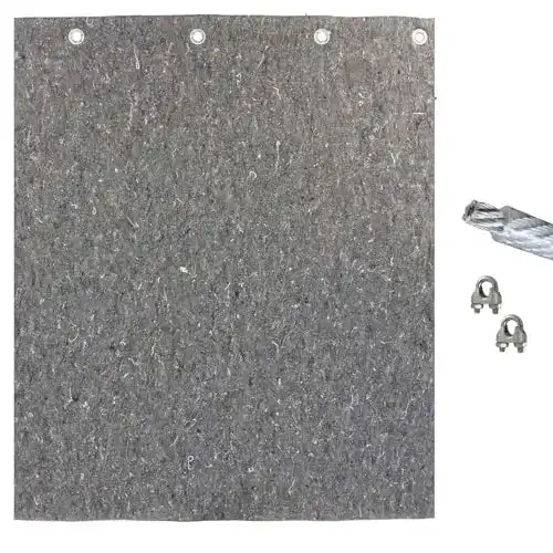 Pfeilfangnetz für Bogenschießen – 4 m x 2 m x 2 m aus legiertem Stahl