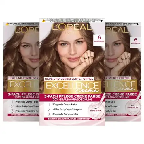 Haarfärbemittel L’Oréal Paris Permanente Haarfarbe Dunkelblond