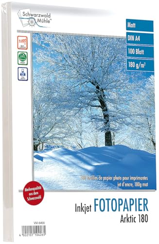 Fotopapier von Schwarzwald Mühle: 100 Blatt A4 matt