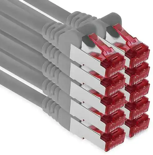 Cat6 Netzwerk-Kabel 0,5m 10er Pack von 1aTTack.de