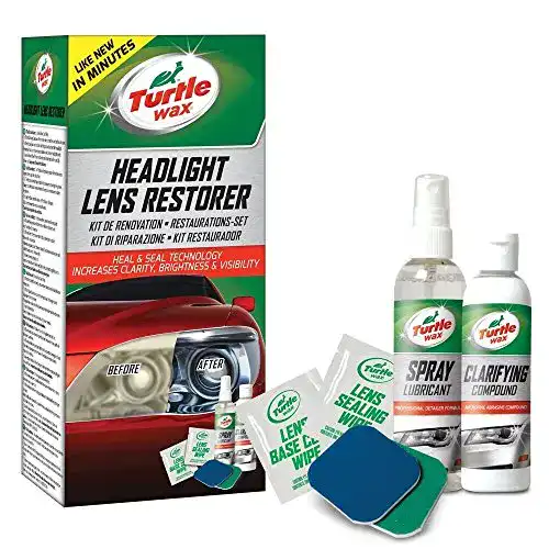 Turtle Wax 51768 Scheinwerfer Polierset für Scheinwerfer-Restaurierung