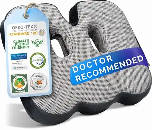 Sitzkissen für Auto und Büro von Healthfix – Ergonomisches Sitzkissen