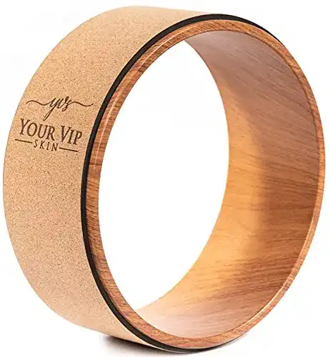 Yoga Rad von Your VIP Skin YVS Kork Yoga Wheel für Flexibilität und Stabilität
