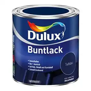 Acryllack Dulux 5194601 Buntlack seidenmatt in Tiefblau