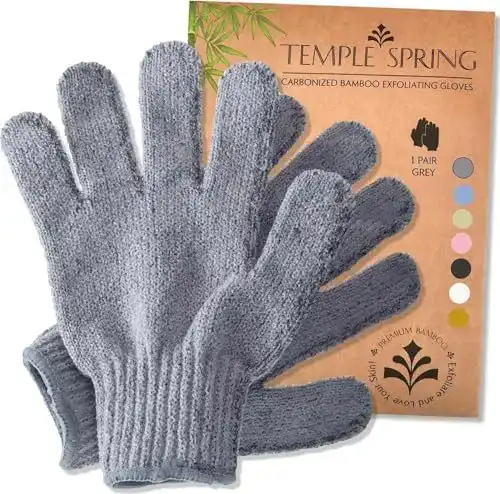 Peelinghandschuh Temple Spring aus Bambus – Antibakteriell und Atmungsaktiv